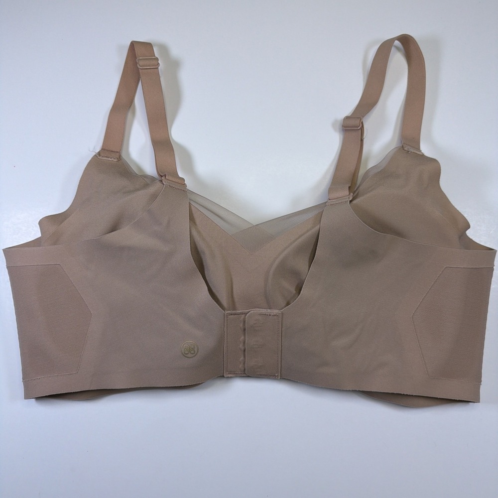 Honeylove Crossover Bra Wireless Large Tan Beige Removable Padding Convertible - Picture 5 of 14